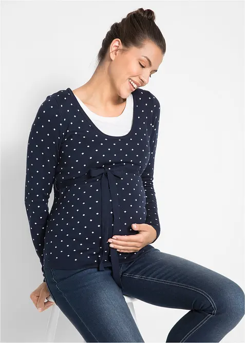 Pull de grossesse et d’allaitement en fine maille, bonprix