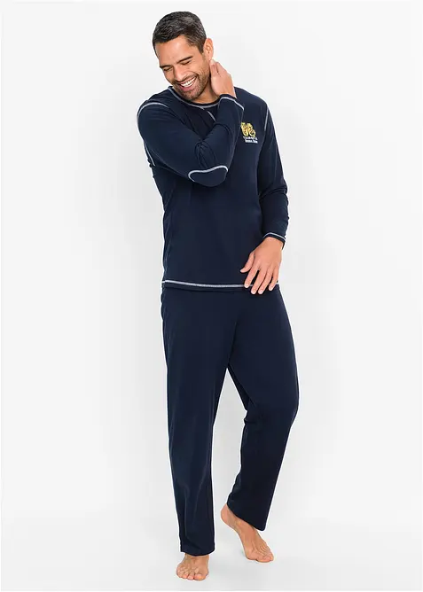 Pyjama 100% coton à manches longues, bonprix