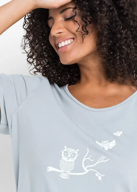 Capri Pyjama mit kurzen &Auml;rmeln, bonprix