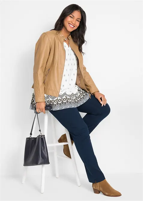 Shirt-Tunika aus Baumwoll-Viskose-Mix, bonprix