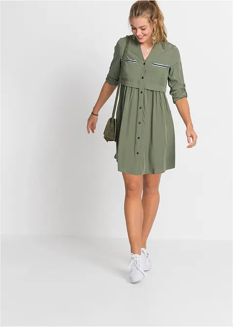 Kurzes Hemdblusenkleid, bonprix