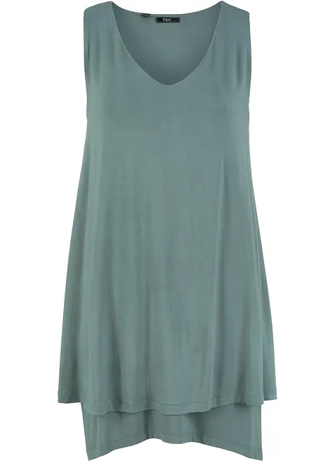 Doppellagiges Long-Top aus Viskose-Mix, bonprix