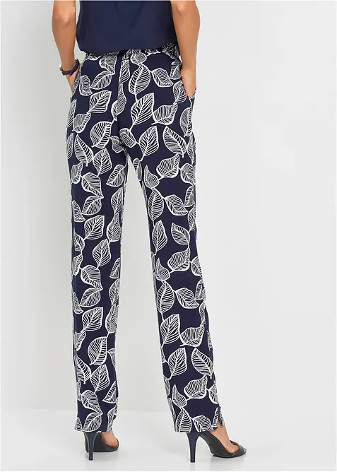 Pantalon &agrave; taille &eacute;lastiqu&eacute;e, bonprix