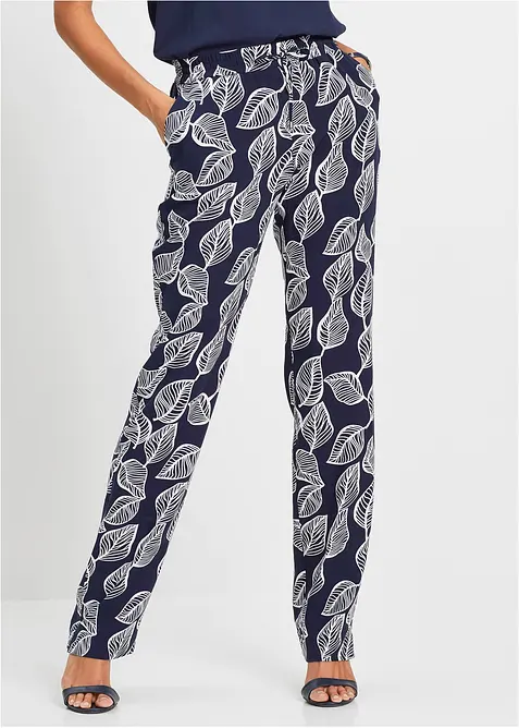 Pantalon &agrave; taille &eacute;lastiqu&eacute;e, bonprix