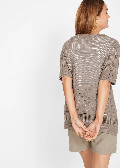 Ajour-Strickjacke, bonprix