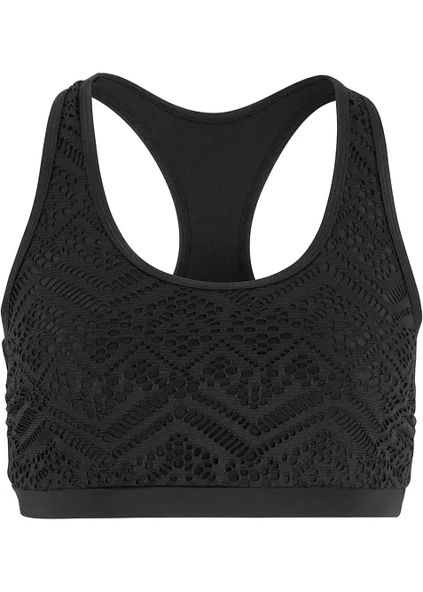 Bustier-Bikinioberteil mit Spitze, bonprix