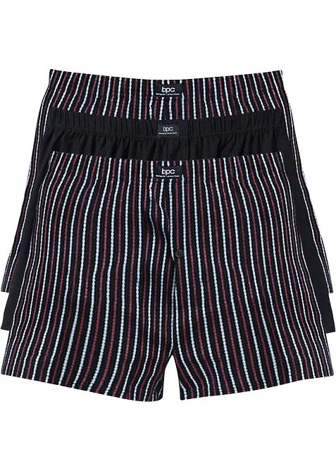 Lockere Jersey Boxershorts aus Baumwolle (3er Pack), bonprix