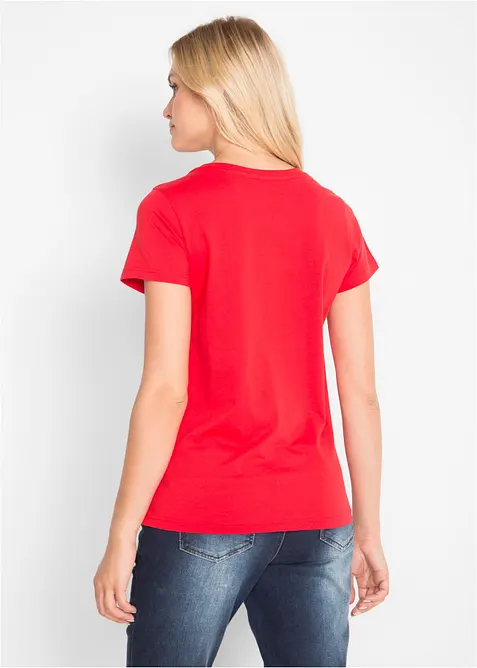 Rundhals-Shirt  (5er-Pack), bonprix