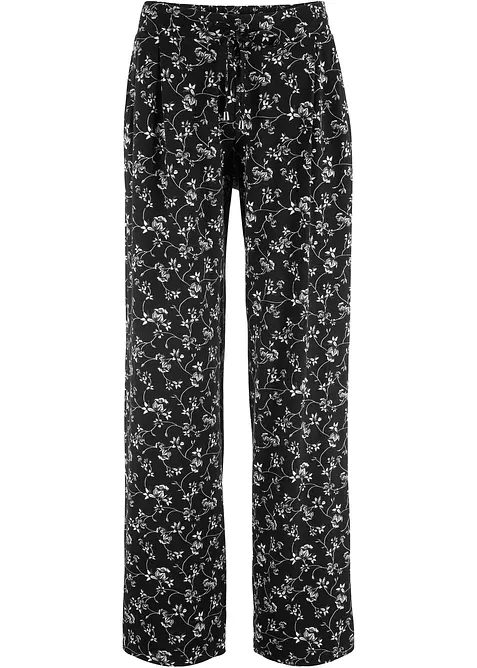 Pantalon palazzo en viscose extensible, bonprix