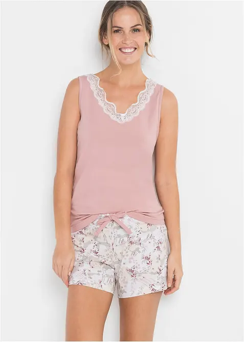 Shorty mit feiner Spitze, bonprix