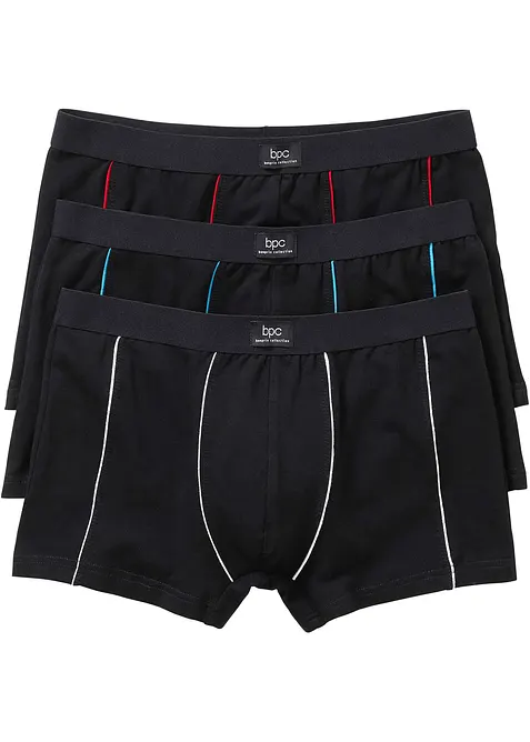 Lot de 3 boxers coton, bonprix