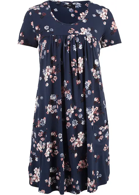 Kurzes Jerseykleid aus softem Viskose-Mix, bonprix