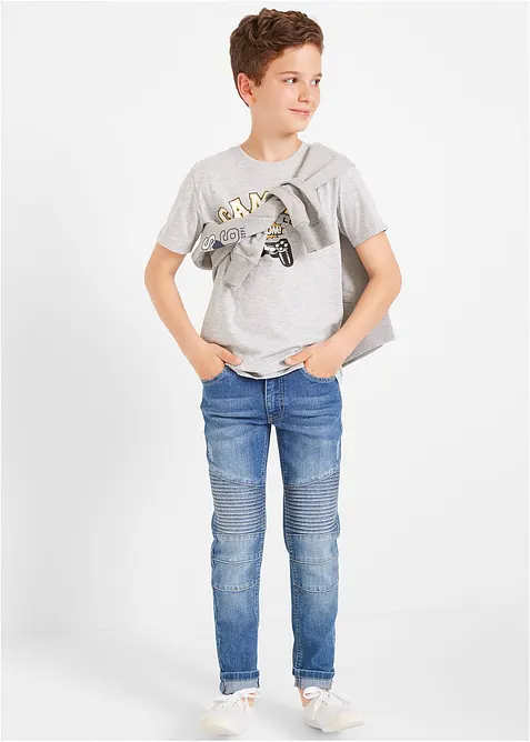 Jean skinny et extensible à taille réglable, bonprix