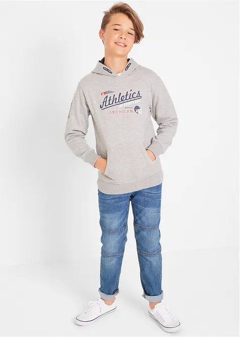 Jean extensible Regular et droit avec genoux renforcés, bonprix