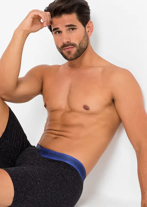 Lange Boxershorts eng mit Baumwolle (2er Pack), bonprix