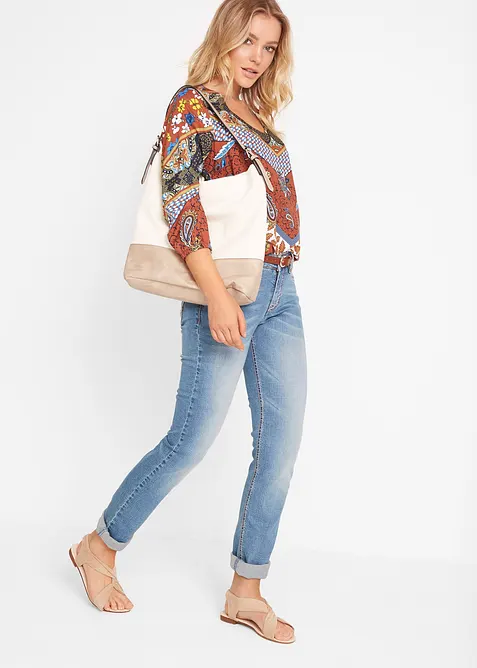 Straight-Jeans Mid Waist, Stretch, bonprix