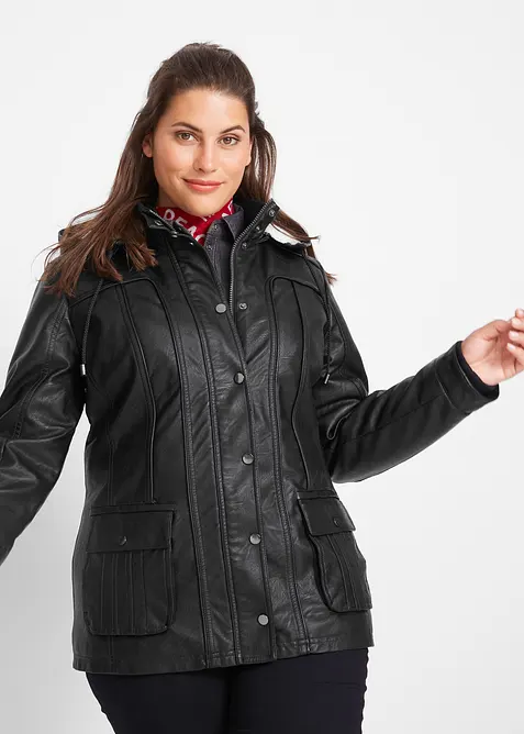 Lederimitat-Jacke, bonprix