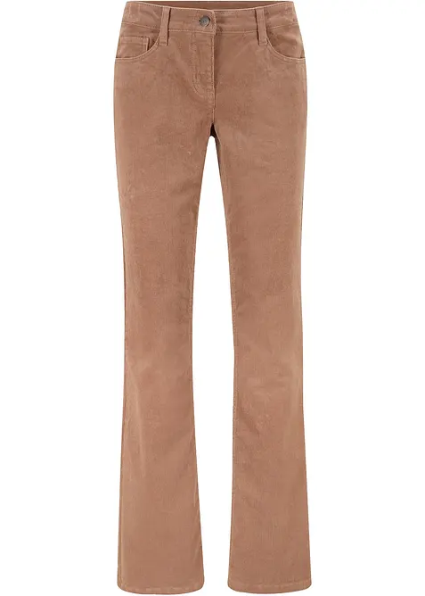 Stretch-Cordhose, Bootcut, bonprix