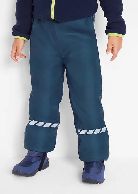 Pantalon de pluie avec doublure thermique en polaire, bonprix