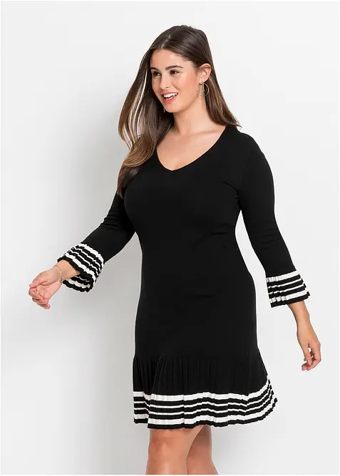 Strickkleid aus weichem Viskose- Mix, bonprix