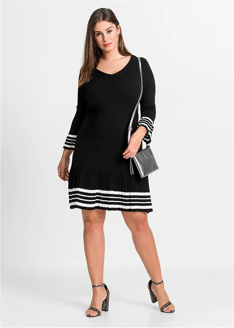 Strickkleid aus weichem Viskose- Mix, bonprix