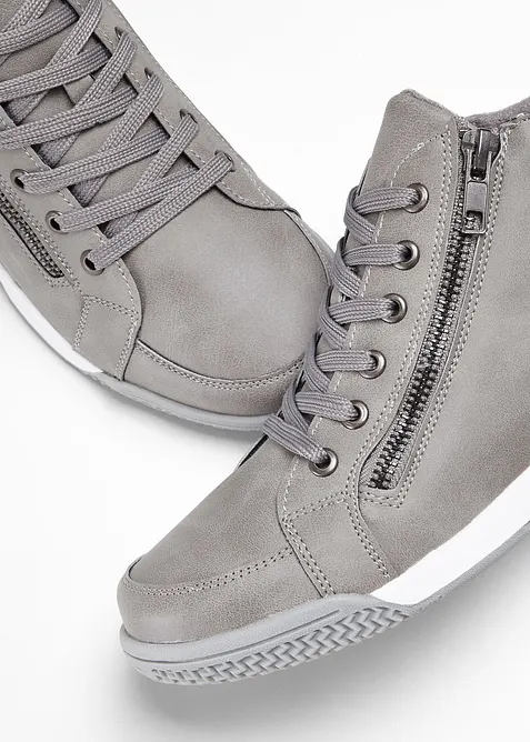 High-Top-Sneaker mit Reißverschluss, bonprix