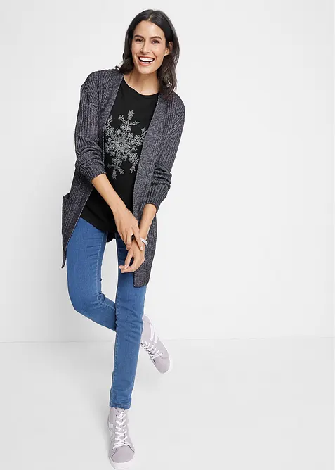 Langarmshirt aus reiner Baumwolle, bonprix