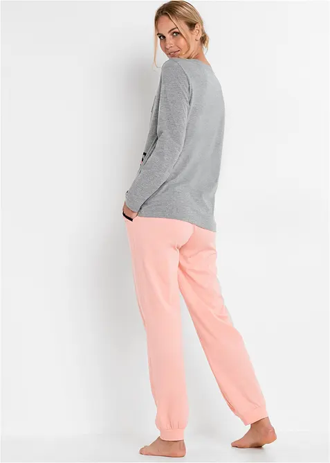 Pyjama en coton et viscose, bonprix