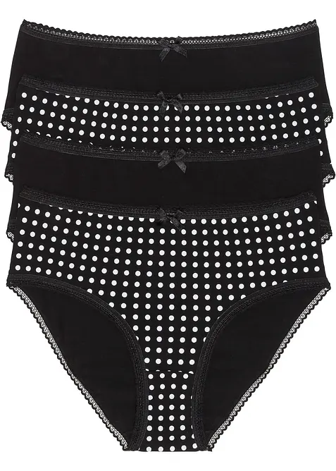 Lot de 4 slips Maxi, bonprix