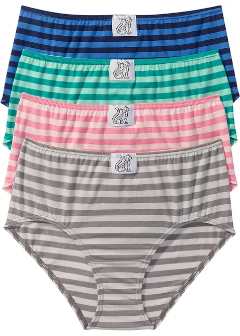 Lot de 4 slips Maxi, bonprix