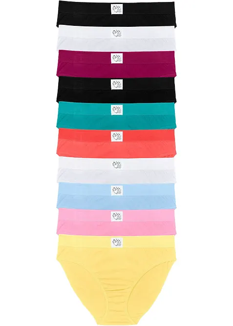 Lot de 10 slips, bonprix