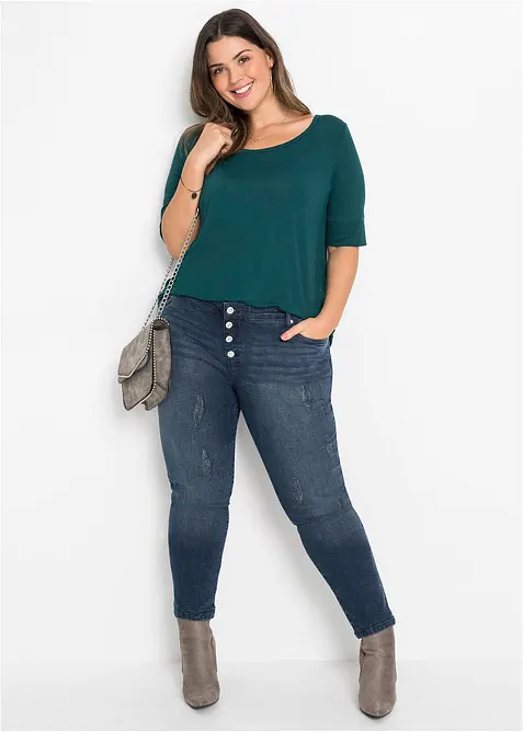 T-shirt doux en viscose extensible, bonprix