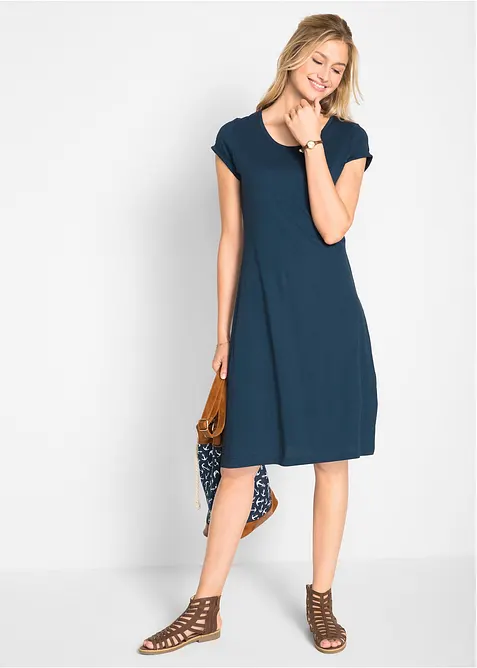 Shirtkleid aus reiner Bio-Baumwolle, bonprix