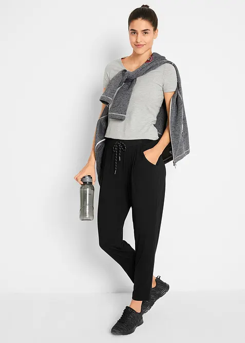 Pantalon de sport en viscose, longueur 7/8, bonprix