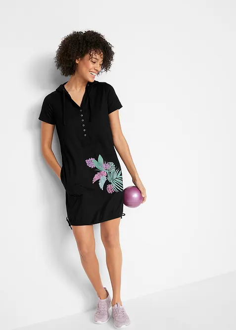 Shirtkleid aus reiner Baumwolle, bonprix