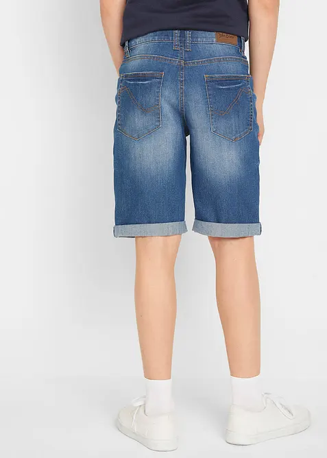 Bermuda en jean extensible, slim, bonprix