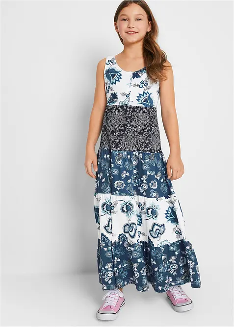 Maxi-Jerseykleid aus reiner Bio-Baumwolle, bonprix