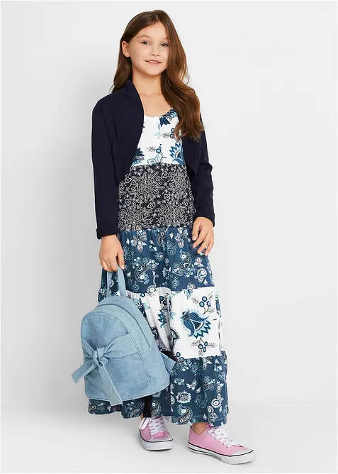 Maxi-Jerseykleid aus reiner Bio-Baumwolle, bonprix