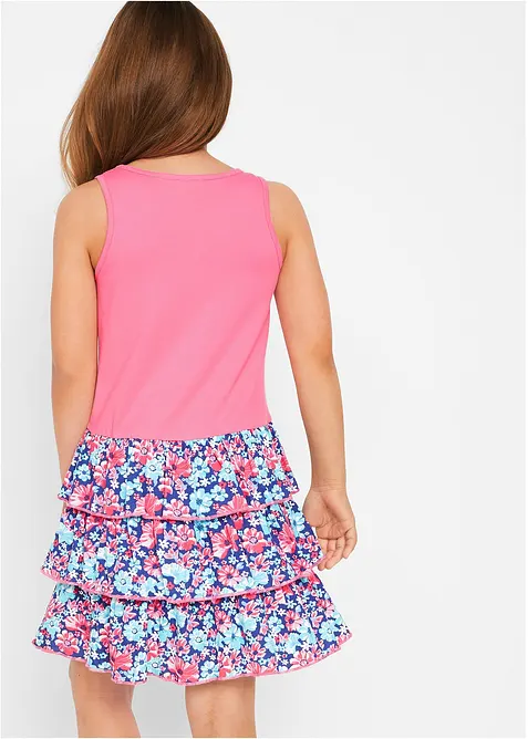 Robe en jersey à volants, bonprix