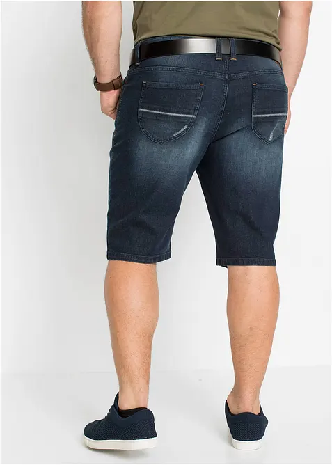 Bermuda en jean extensible, slim, bonprix