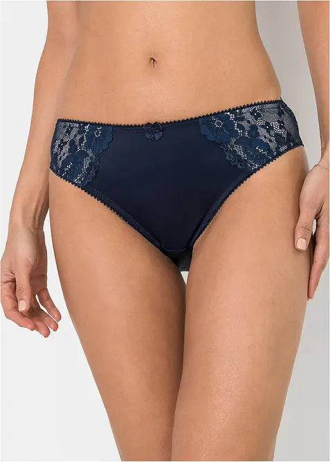 Lot de 2 slips avec dentelle, bonprix