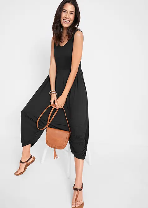 Jersey-Jumpsuit aus Viskose-Mix, bonprix