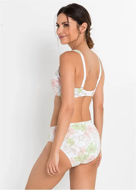 Lot de 3 soutiens-gorge à armatures en coton, bonprix