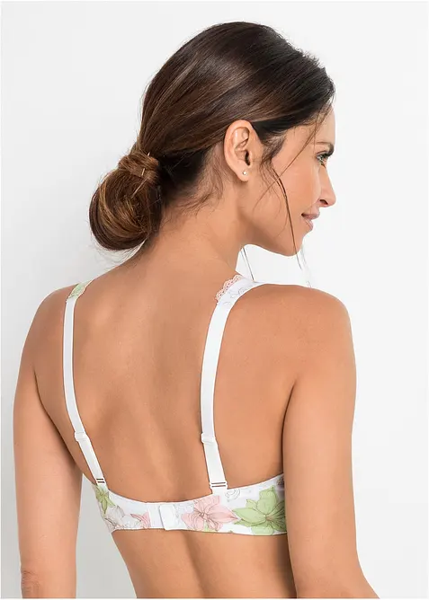 Lot de 3 soutiens-gorge à armatures en coton, bonprix