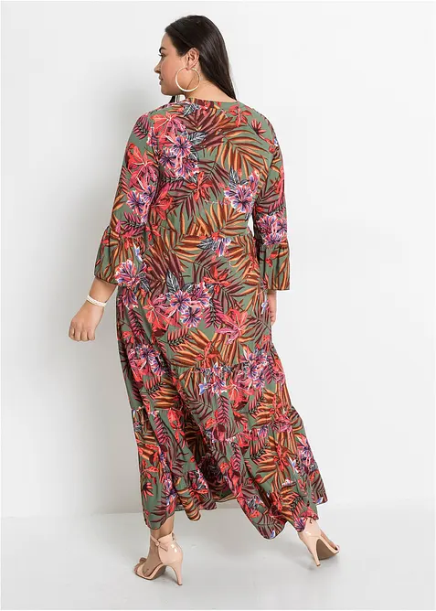 Maxikleid aus fließender Viskose, bonprix