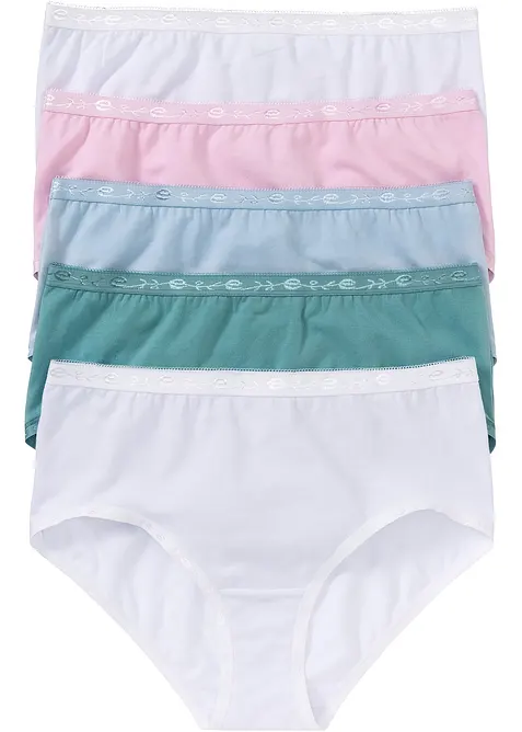 Lot de 5 slips Maxi, bonprix