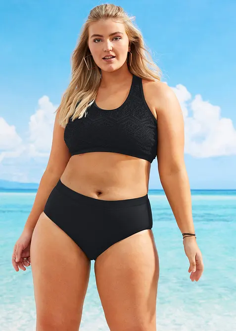 Bustier-Bikinioberteil mit Spitze, bonprix