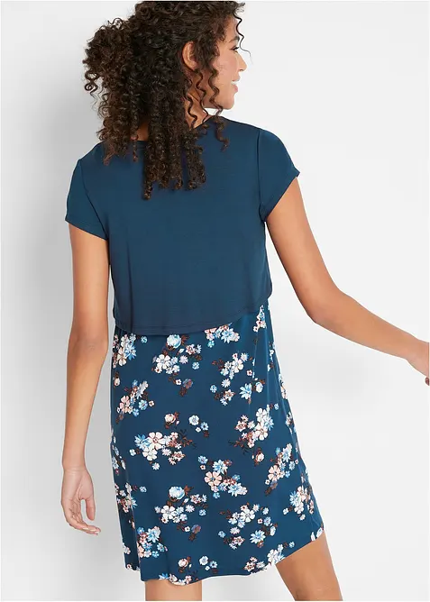 2-in-1 Umstands- und Stillkleid aus aus Viskose-Jersey, bonprix