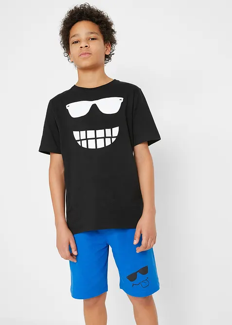 T-shirt et bermuda en jersey (ens. 2 pces) 100% coton, bonprix