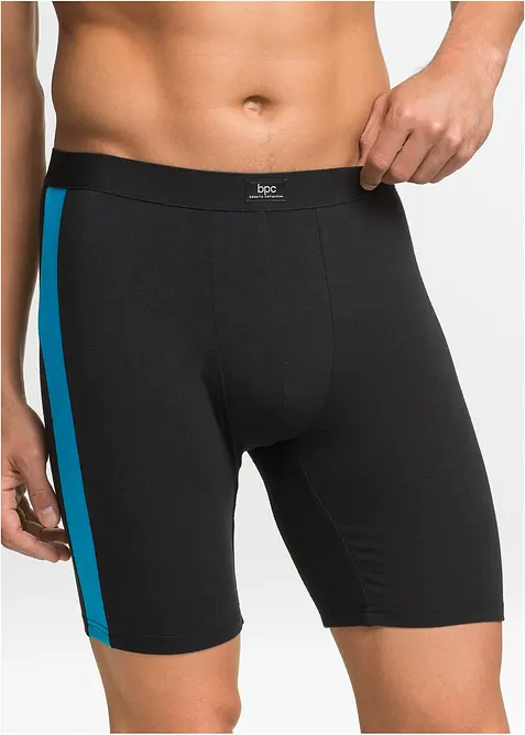 Lange Boxershorts eng mit Baumwolle (2er Pack), bonprix